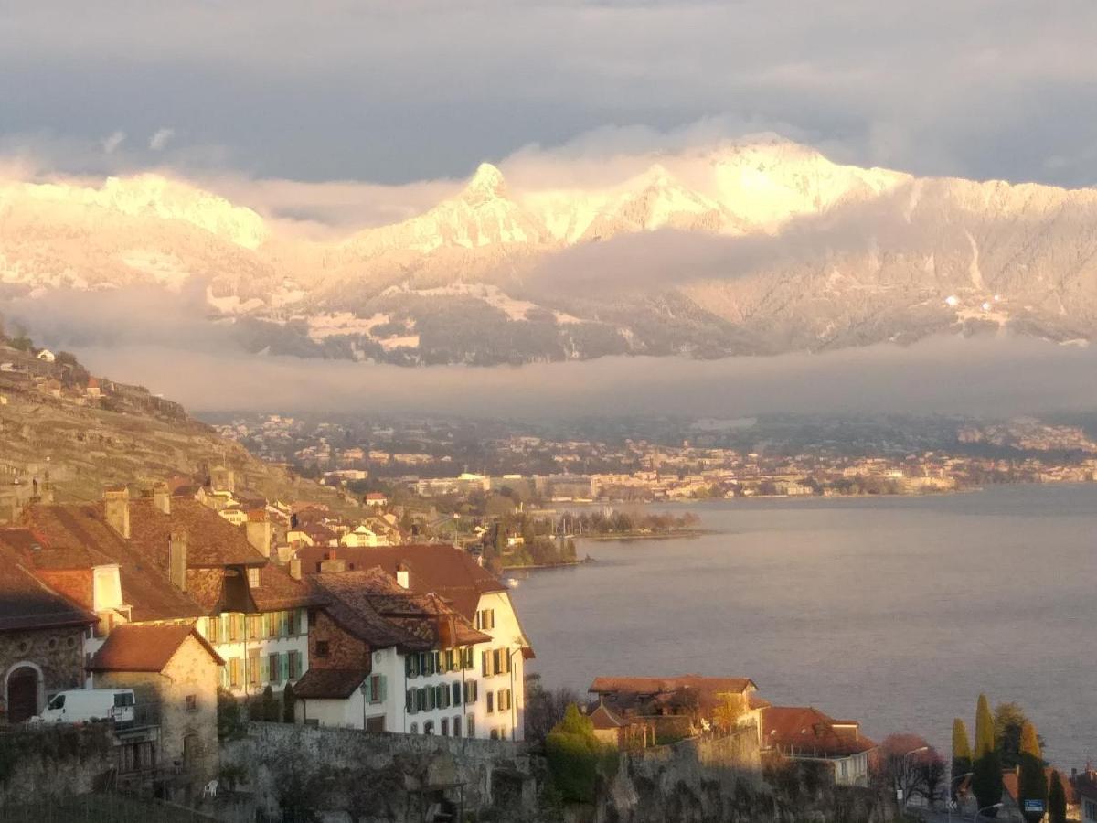 Ferienwohnung La Gremillette Gourmande Lavaux Rivaz Exterior foto